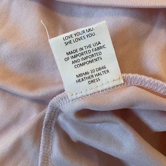 NWOT Heather Halter Dress Show me the ring crisp size Large Show mw your mumu - Picture 3 of 6